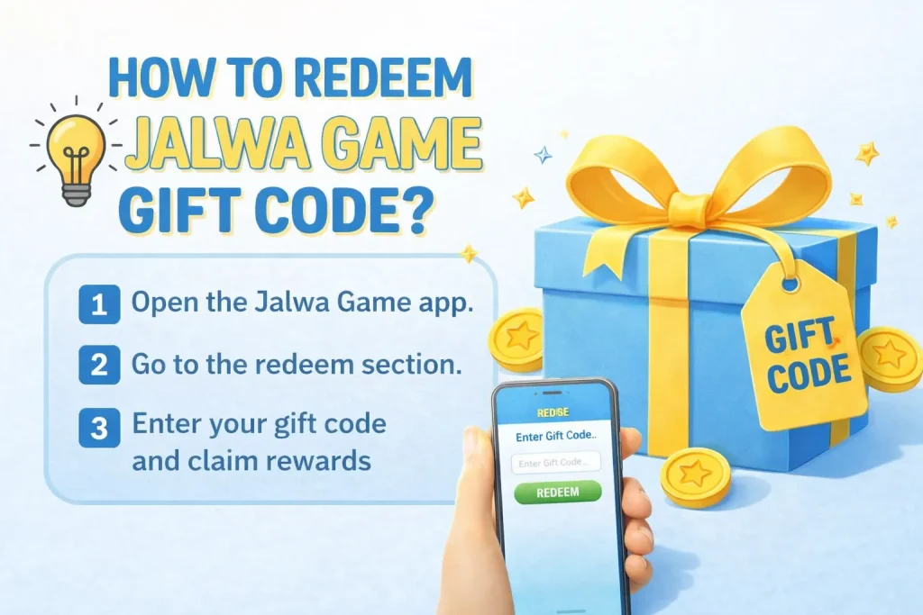 How To Redeem Jalwa Game Gift Code