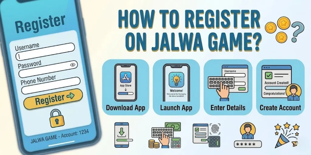 How To Register On Jalwa Game Login ?